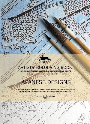 Japanese Designs-Artists' Colouring Book
