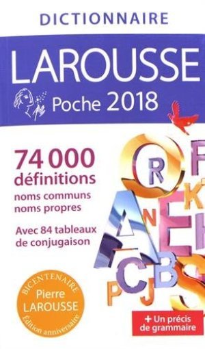 Dictionnaire Larousse poche 2018  (COV) *