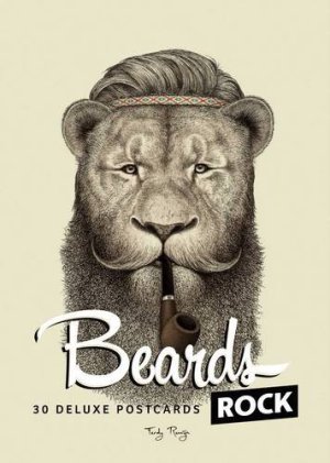 Beards rock postcards