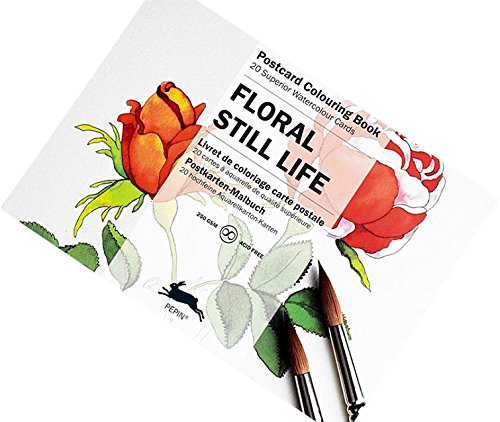 Floral Still Life: Postcard Colouring Book*