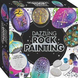 Gift Box Dazzling Rock Painting