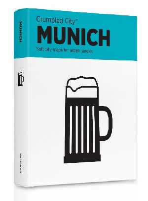 Crumpled City Map-Munich
