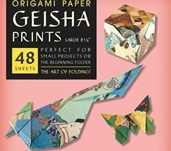 Origami Paper Geisha Prints Snall