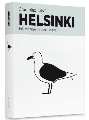 Crumpled City Map-Helsinki