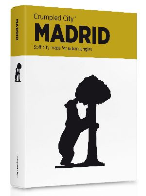 Crumpled City Map-Madrid