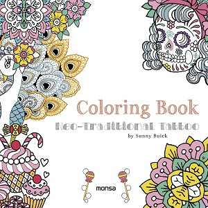 Colouring Book Neo Traditional Tattoo (New)