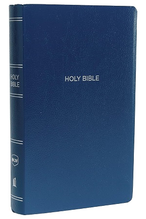NKJV, Gift and Award Bible, Leather-Look, Blue
