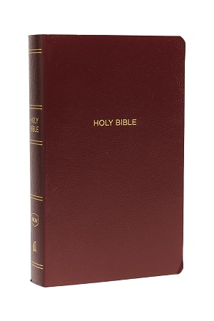 NKJV, Gift and Award Bible, Leather-Look, Burgundy