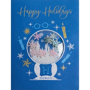 Harry Potter: Hogwarts Snow Globe Embellished Card