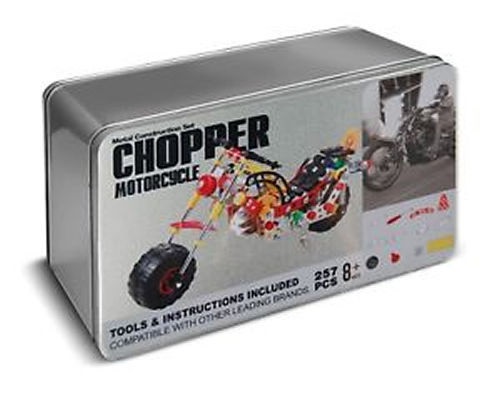 257 Piece Chopper Motorcycle Metal Construction Kit