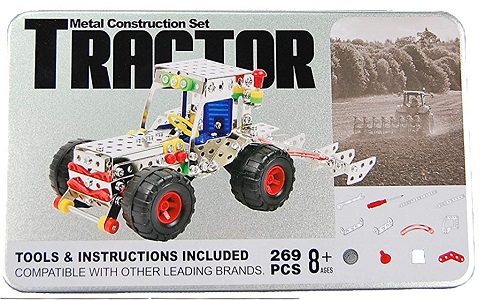 269 Piece Tractor Metal Construction