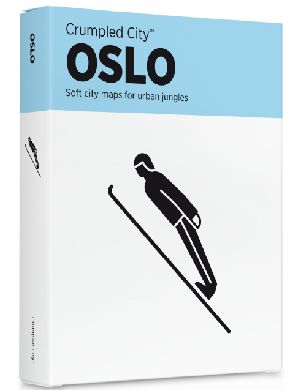 Crumpled City Map-Oslo