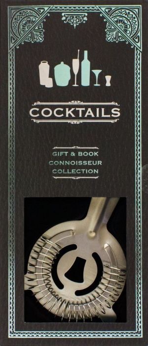 Cocktails Gift Set: Book and Cocktail Strainer